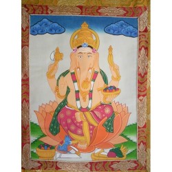 Thangka de Ganesh 81x49cm Tangka