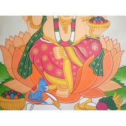Thangka de Ganesh 81x49cm Tangka