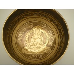 Bol chantant Tibétain 7 métaux 596grs