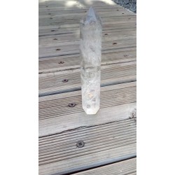 Pointe obelisque polie Cristal de Roche 194grs 15.5cm