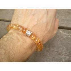 Bracelet en Citrine 10mm