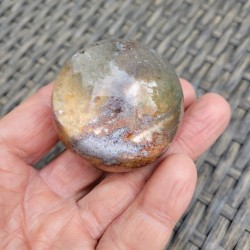 Sphère en Lodolite ou Quartz Chaman (Garden) 47mm 125grs