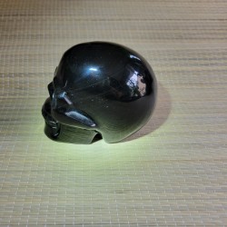 Crâne en Obsidienne dorée 10.1cm 780grs