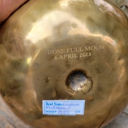 Bol Tibétain 7 métaux 1045grs Full moon Lingam