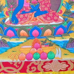 Thangka Bouddha medecine Tangka 87x50cm