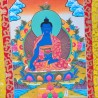 Thangka Bouddha medecine Tangka 87x50cm