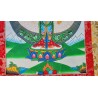 Thangka Bouddha Avalokitesvara Tangka 85x52cm ou Chenrezig mille bras
