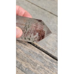 Pointe en Lodolite ou Quartz Chamane (Garden) 127mm 433grs