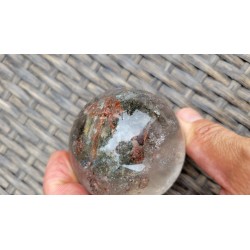 Sphère en Lodolite ou Quartz Chaman (Garden) 63mm 345grs