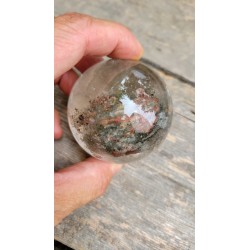 Sphère en Lodolite ou Quartz Chaman (Garden) 63mm 345grs