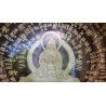 Bol chantant Tibétain 7 métaux gravé 715grs Amitabha