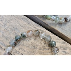 Bracelet en Lodolite (Quartz chamane) 10mm