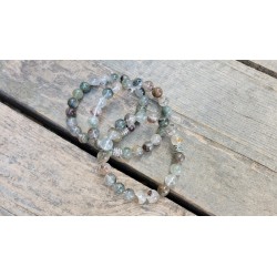 Bracelet en Lodolite (Quartz chamane) 10mm