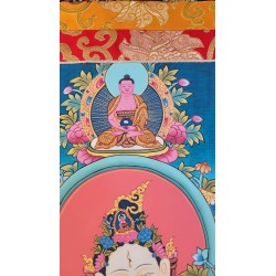 Thangka Tara Blanche 122x66cm Tangka