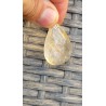 Pendentif goutte Quartz Rutile