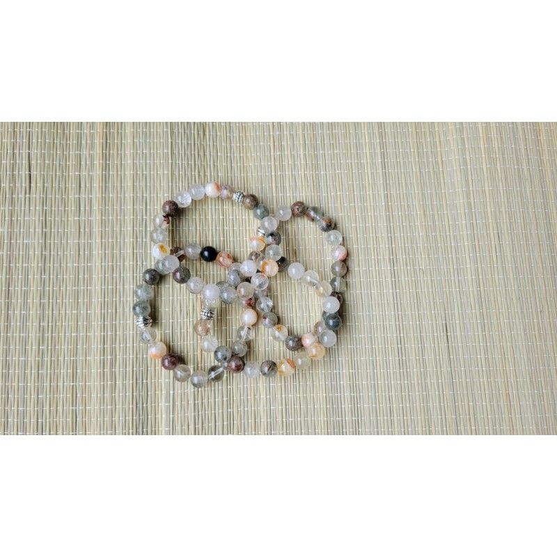 Bracelet en Lodolite (Chamane) 8mm femme