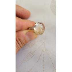 Bague en Lodolite - Quartz jardin