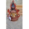 Statue de Bouddha  Tara Verte 22cm Or