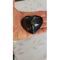 Coeur en Obsidienne Oeil Céleste 142grs 66mm