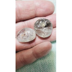 29grs de Galets en Quartz Chamane Lodolite