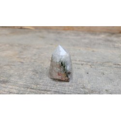 Pointe en Lodolite ou Quartz Chamane (Garden) 4mm 51grs