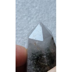 Pointe en Lodolite ou Quartz Chamane (Garden) 4mm 51grs