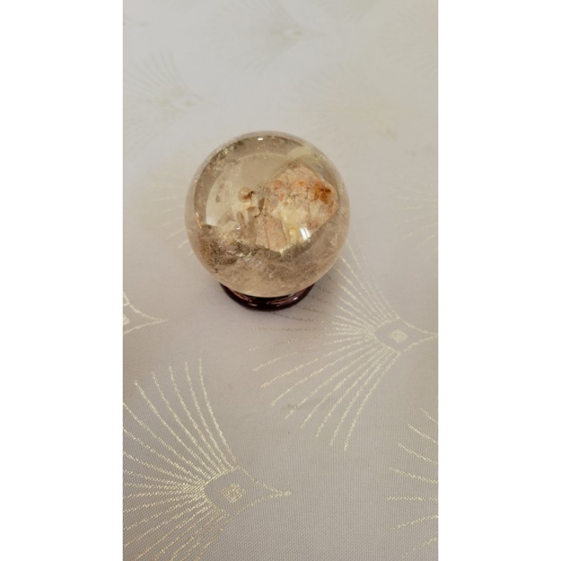 Sphère en Lodolite ou Quartz Chaman (Garden) 51mm 188grs