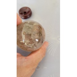 Sphère en Lodolite ou Quartz Chaman (Garden) 51mm 188grs