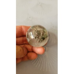 Sphère en Lodolite ou Quartz Chaman (Garden) 41mm 95grs