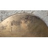 Gong Antique Indien 7 métaux 46.5cm 2325grs