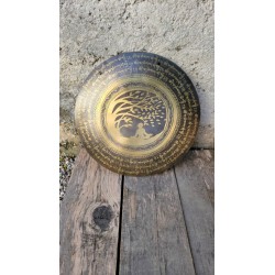 Gong Tibétain 7 métaux 1300grs 35cm