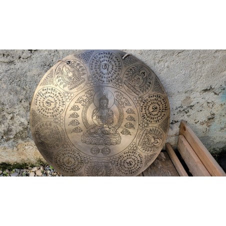 Gong Tibétain 7 métaux 3210grs 51cm