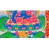 Thangka Bouddha medecine Tangka 83x49cm