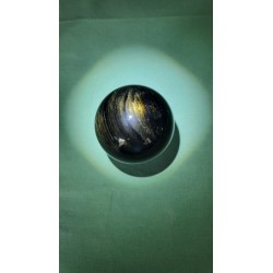 Sphère en Obsidienne dorée 442grs 71mm