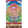 Thangka Bouddha Vajrasattva et Shakti Tangka 83x50cm