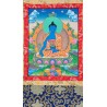 Thangka Bouddha medecine Tangka 81x49cm