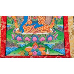 Thangka Bouddha medecine Tangka 81x49cm