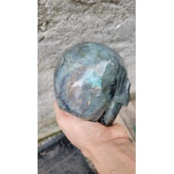 Crâne en Labradorite 13cm 2000grs