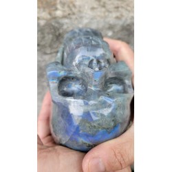 Crâne en Labradorite 13cm 2000grs