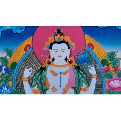 Thangka bouddha Chenrezig  Tangka