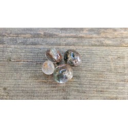 25grs de Galets en Quartz Chamane Lodolite